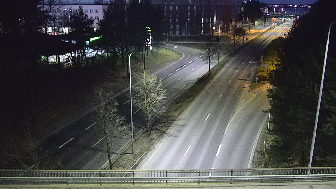 Weather Camera Image Väg 12 Tammerfors, Kalevan puistotie, Tampere, Pirkanmaa