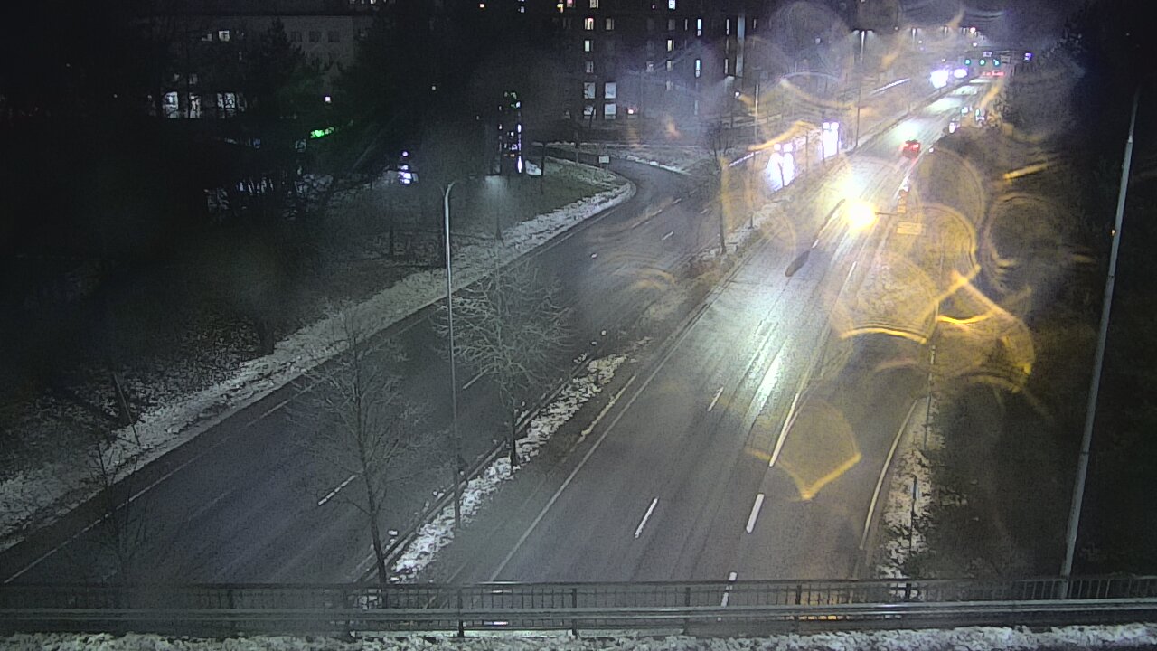 Weather Camera Image Väg 12 Tammerfors, Kalevan puistotie, Tampere, Pirkanmaa
