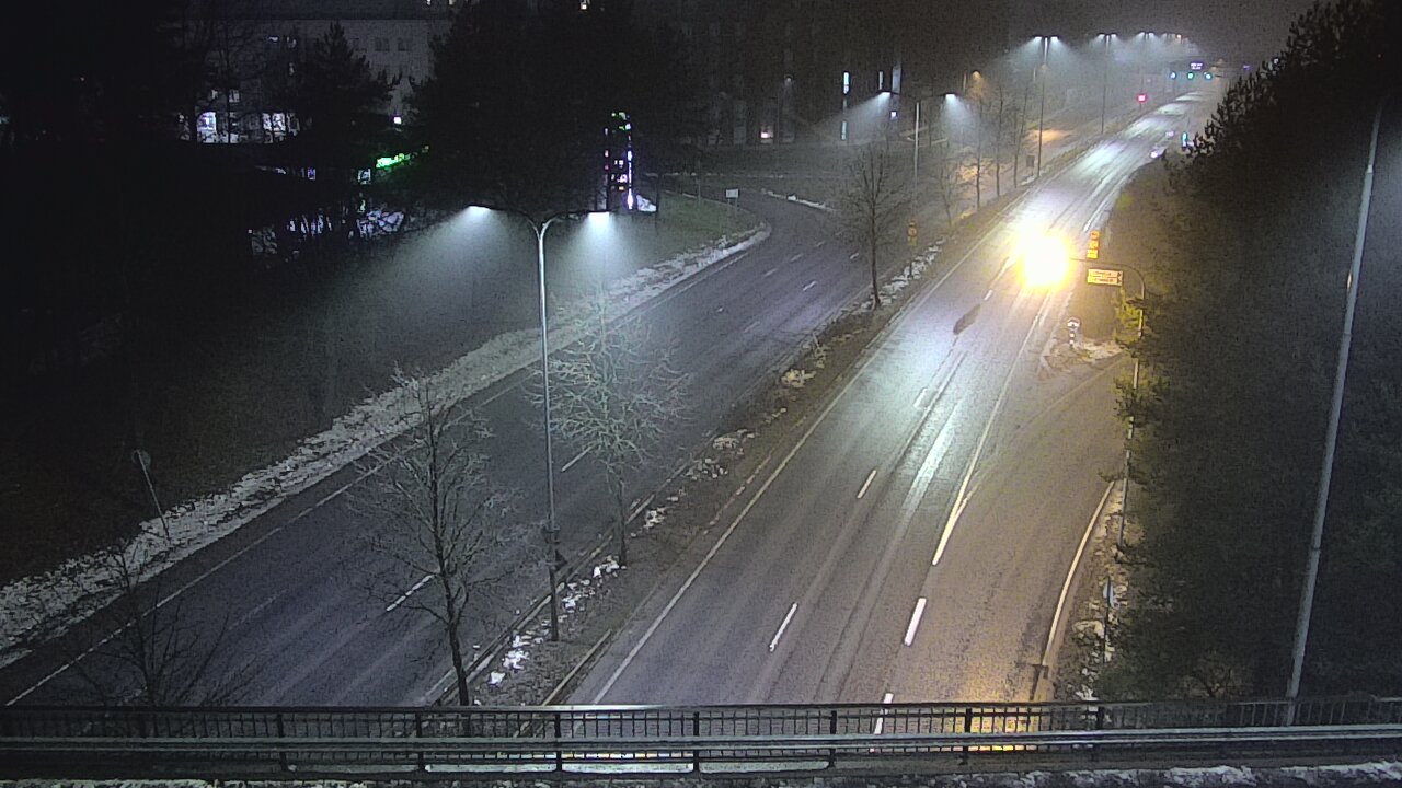 Weather Camera Image Väg 12 Tammerfors, Kalevan puistotie, Tampere, Pirkanmaa