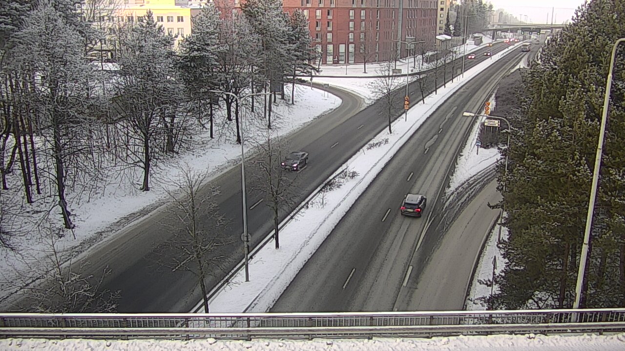 Weather Camera Image Road 12 Tampere, Kalevan puistotie, Tampere, Pirkanmaa