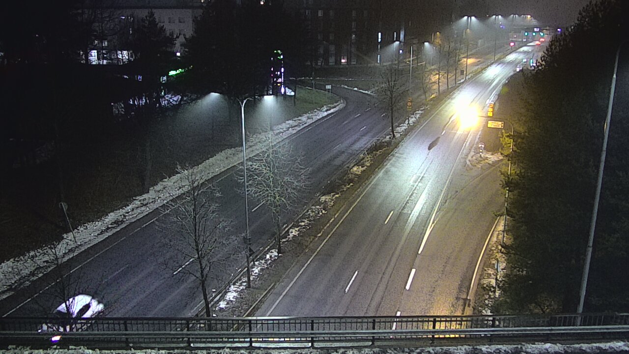 Weather Camera Image Väg 12 Tammerfors, Kalevan puistotie, Tampere, Pirkanmaa