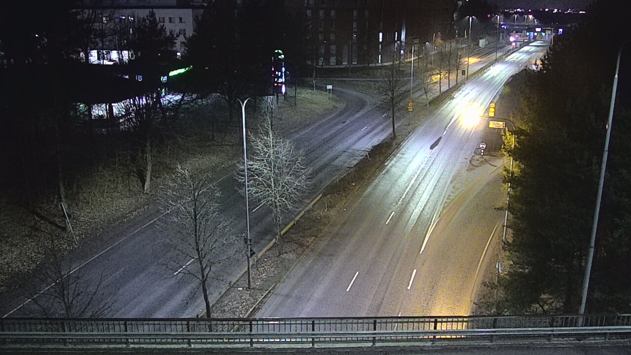Weather Camera Image Väg 12 Tammerfors, Kalevan puistotie, Tampere, Pirkanmaa
