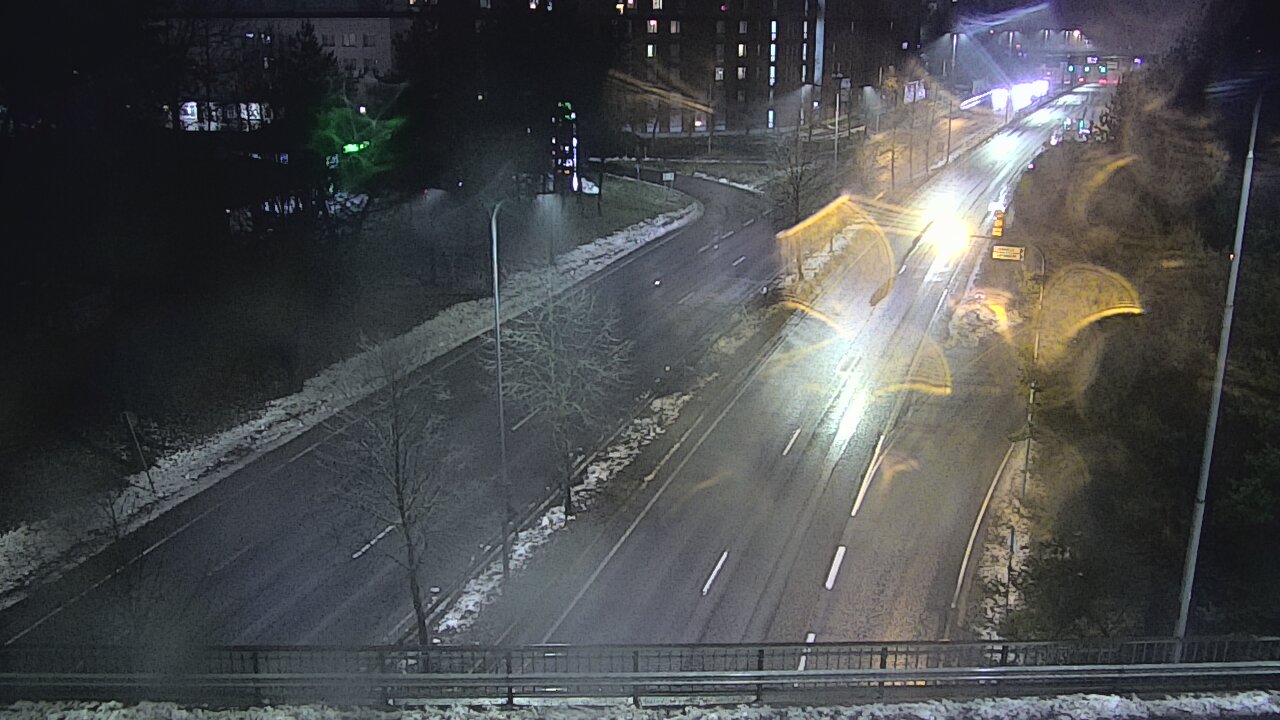 Weather Camera Image Väg 12 Tammerfors, Kalevan puistotie, Tampere, Pirkanmaa