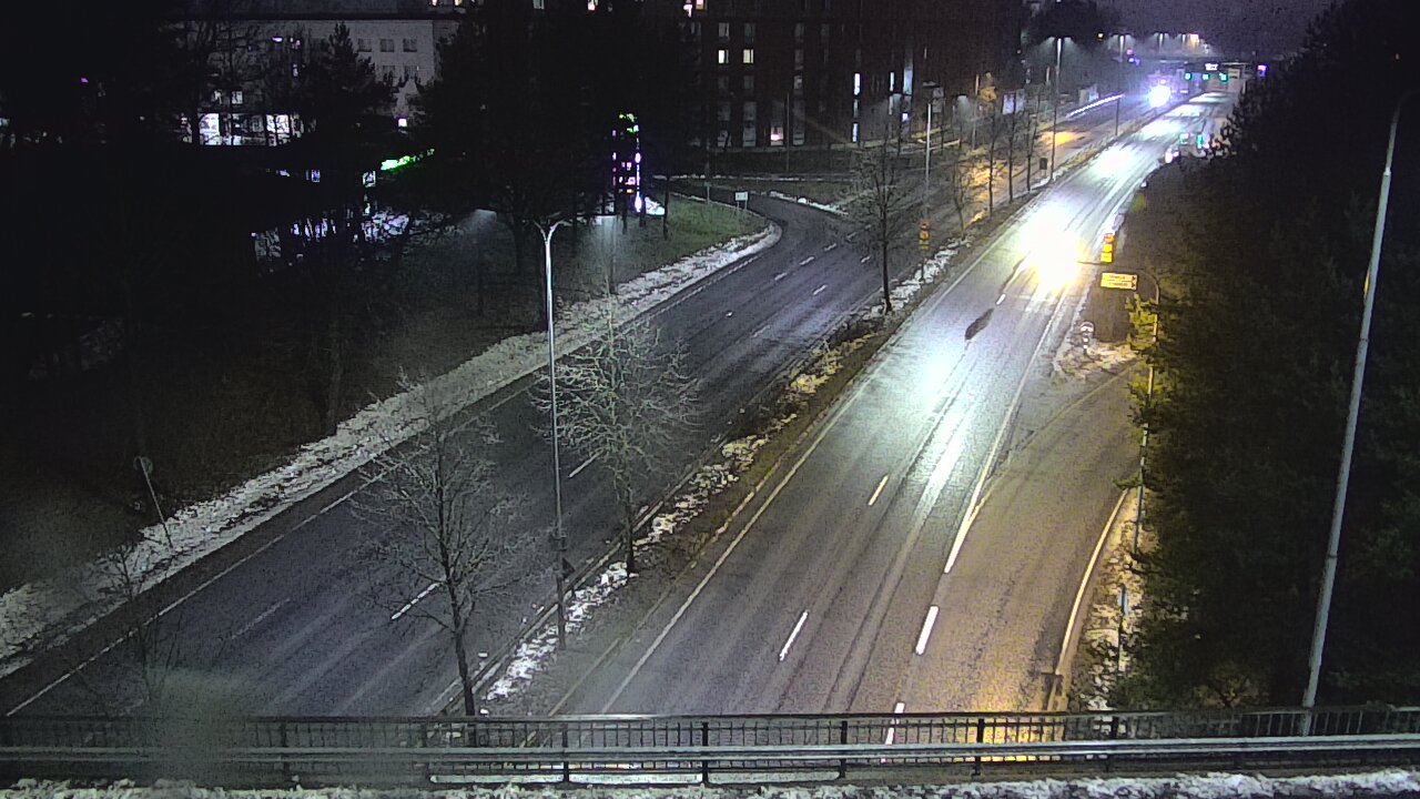 Weather Camera Image Väg 12 Tammerfors, Kalevan puistotie, Tampere, Pirkanmaa