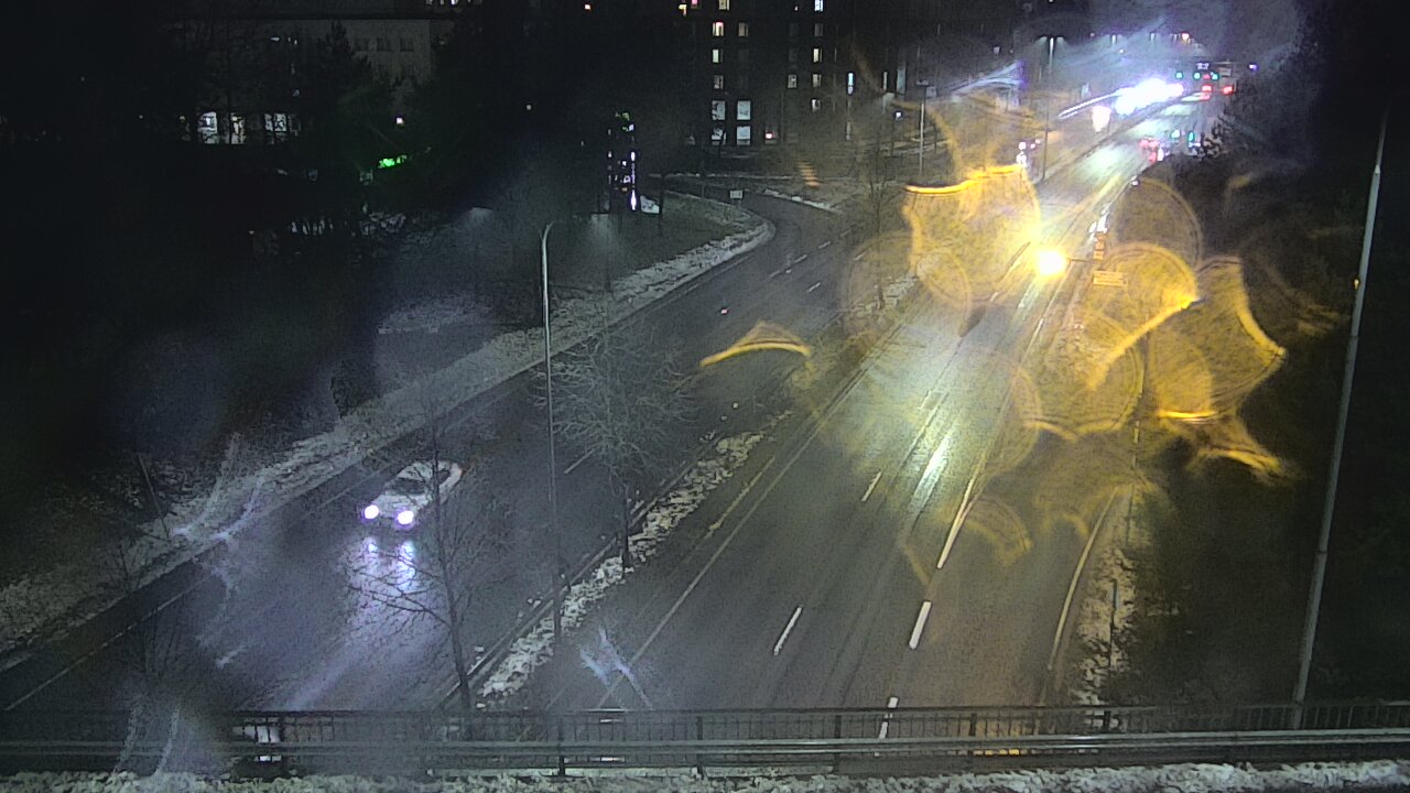 Weather Camera Image Väg 12 Tammerfors, Kalevan puistotie, Tampere, Pirkanmaa