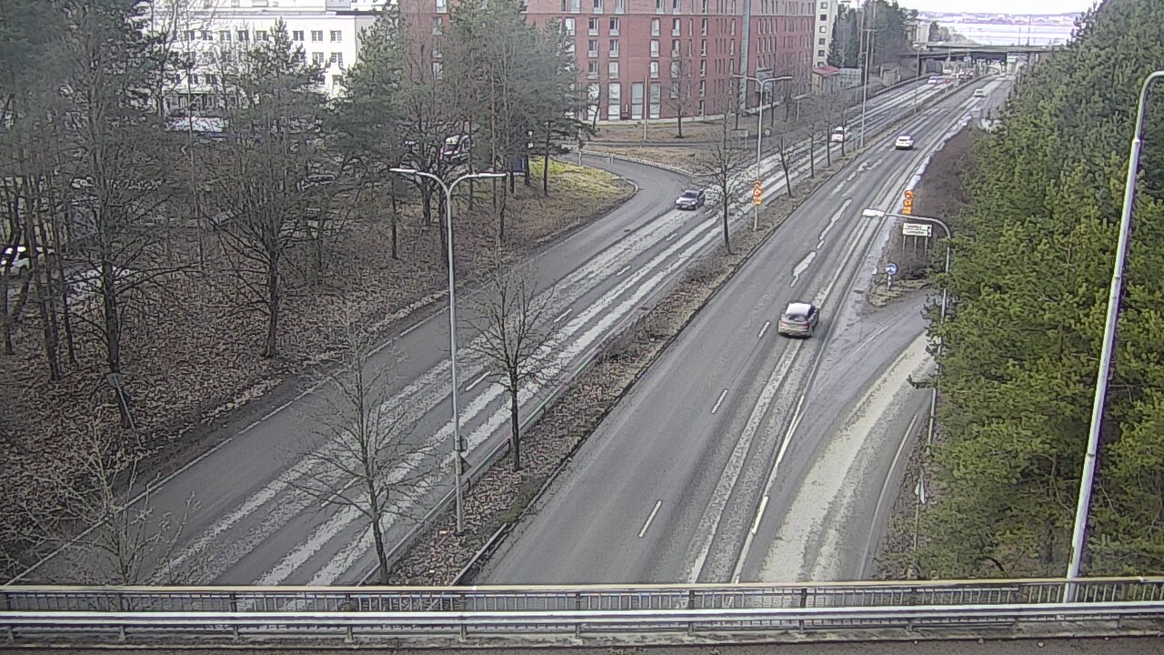 Weather Camera Image Väg 12 Tammerfors, Kalevan puistotie, Tampere, Pirkanmaa