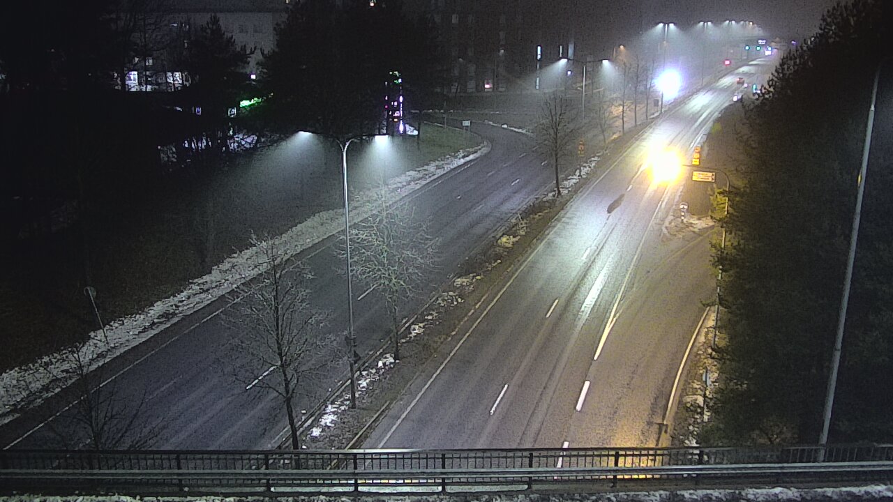 Weather Camera Image Väg 12 Tammerfors, Kalevan puistotie, Tampere, Pirkanmaa