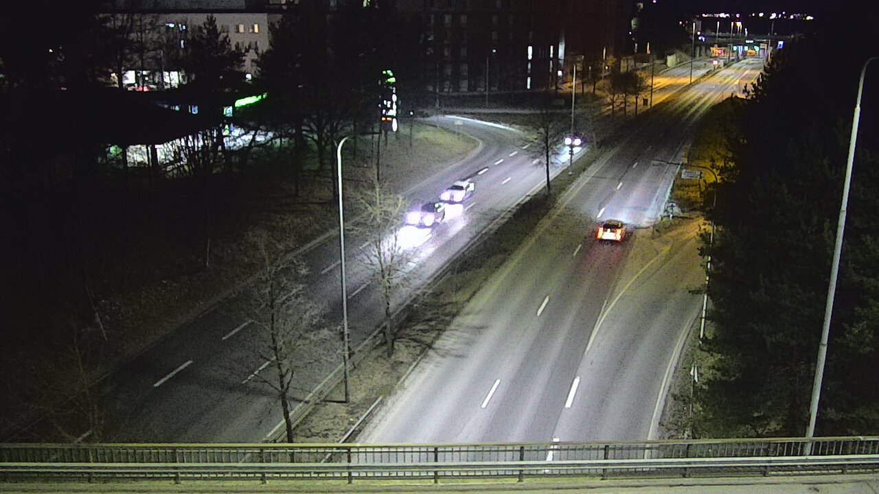 Weather Camera Image Väg 12 Tammerfors, Kalevan puistotie, Tampere, Pirkanmaa