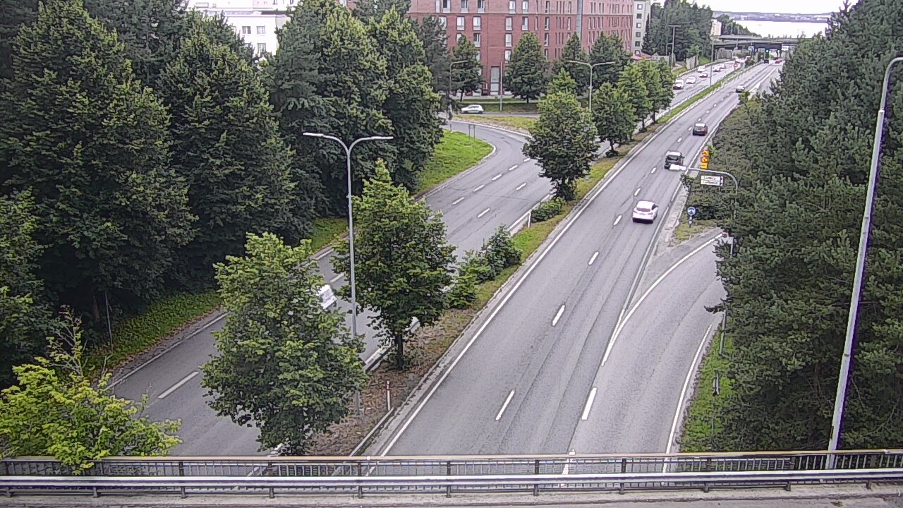 Weather Camera Image Road 12 Tampere, Kalevan puistotie, Tampere, Pirkanmaa