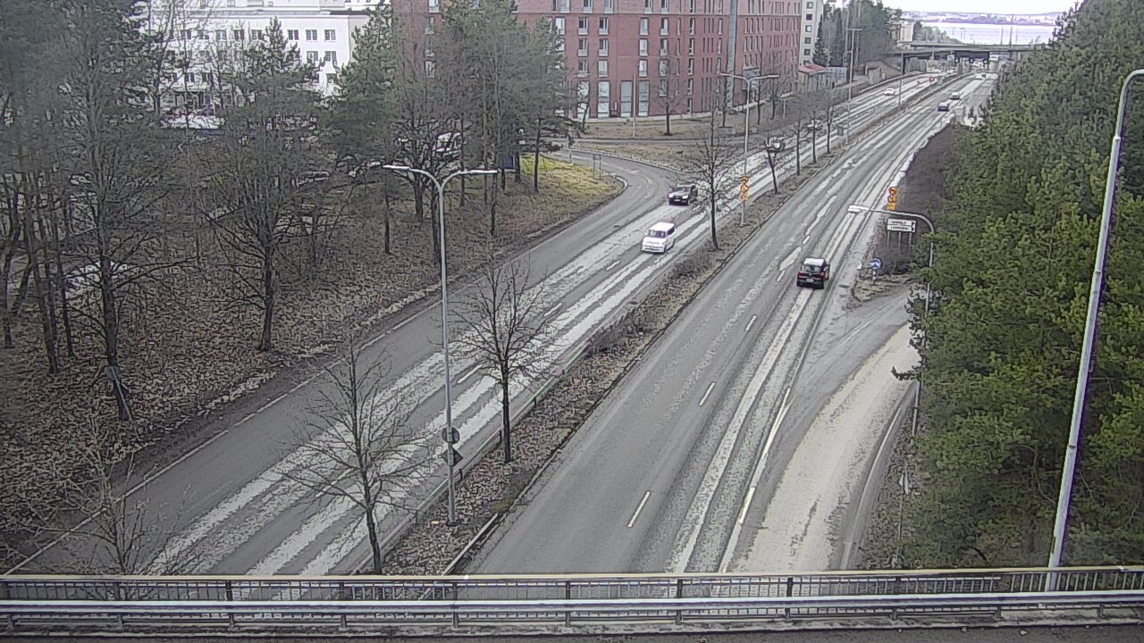Weather Camera Image Väg 12 Tammerfors, Kalevan puistotie, Tampere, Pirkanmaa