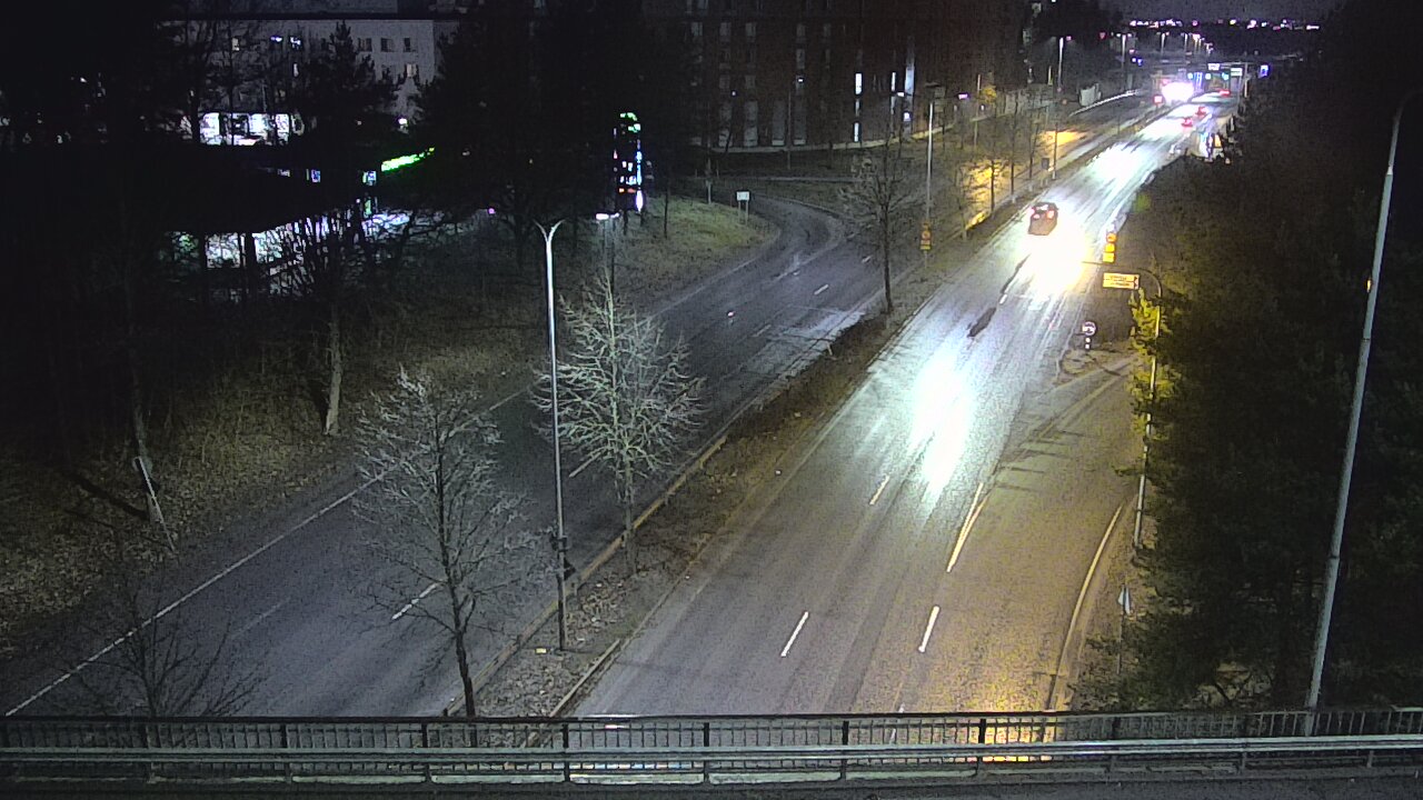 Weather Camera Image Väg 12 Tammerfors, Kalevan puistotie, Tampere, Pirkanmaa