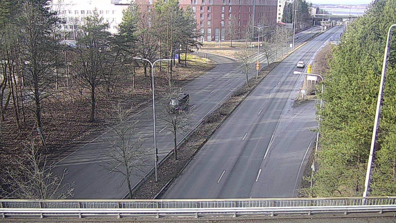 Weather Camera Image Väg 12 Tammerfors, Kalevan puistotie, Tampere, Pirkanmaa
