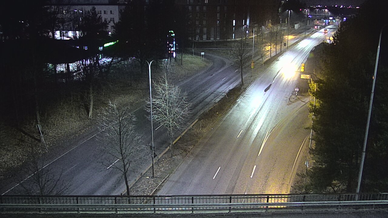 Weather Camera Image Väg 12 Tammerfors, Kalevan puistotie, Tampere, Pirkanmaa