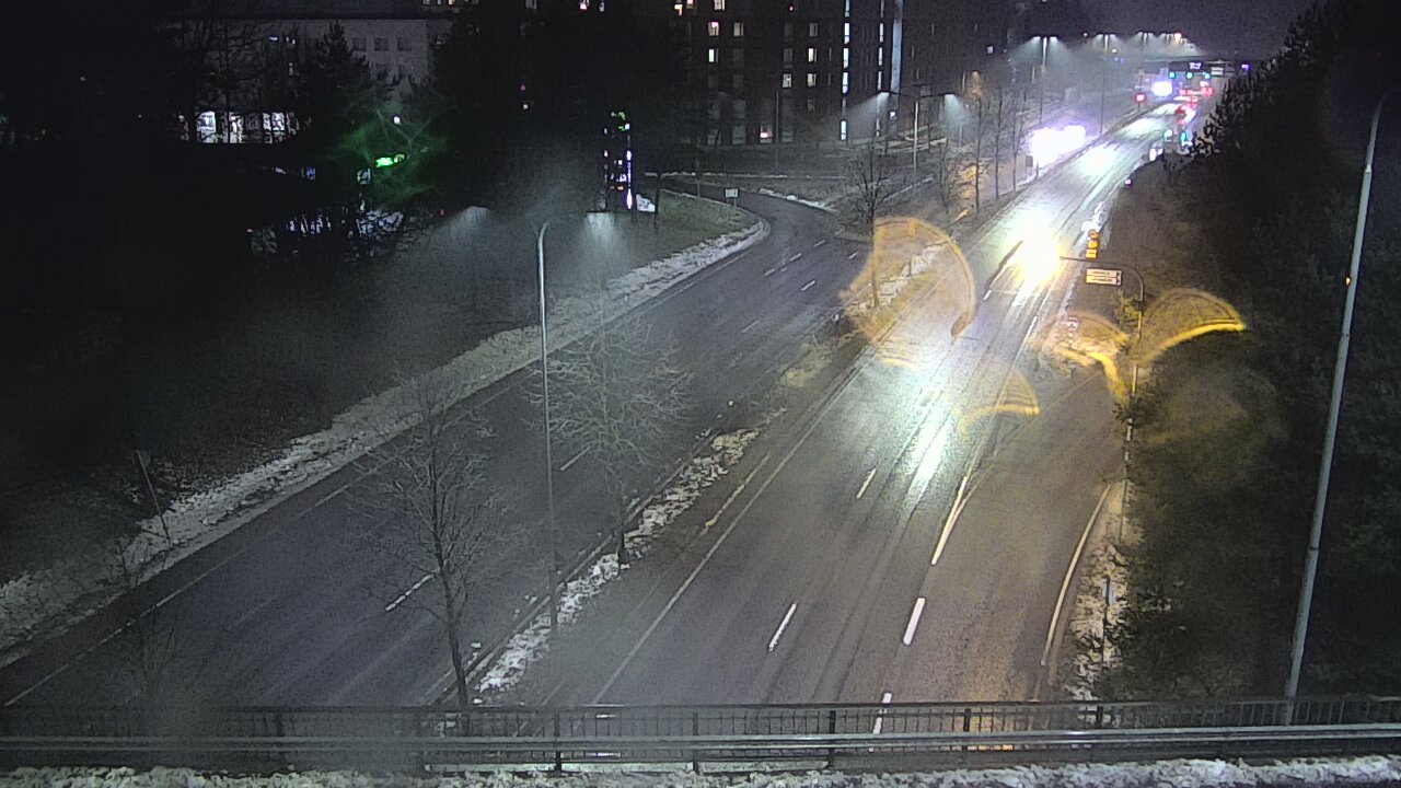 Weather Camera Image Väg 12 Tammerfors, Kalevan puistotie, Tampere, Pirkanmaa