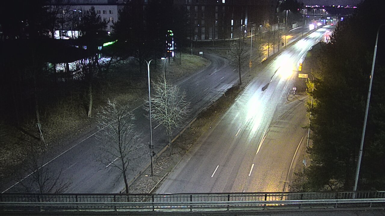 Weather Camera Image Väg 12 Tammerfors, Kalevan puistotie, Tampere, Pirkanmaa