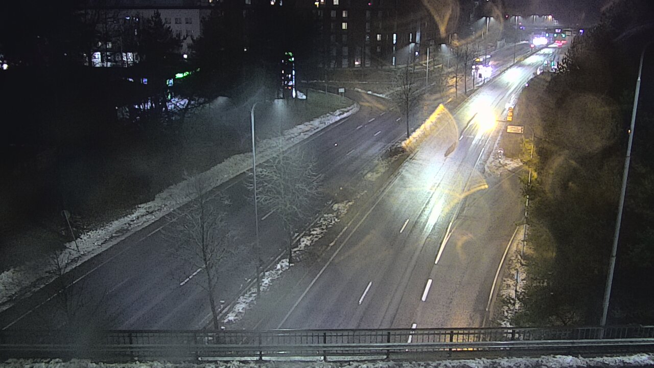 Weather Camera Image Väg 12 Tammerfors, Kalevan puistotie, Tampere, Pirkanmaa