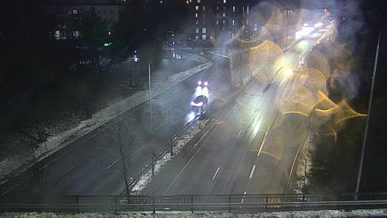 Weather Camera Image Väg 12 Tammerfors, Kalevan puistotie, Tampere, Pirkanmaa