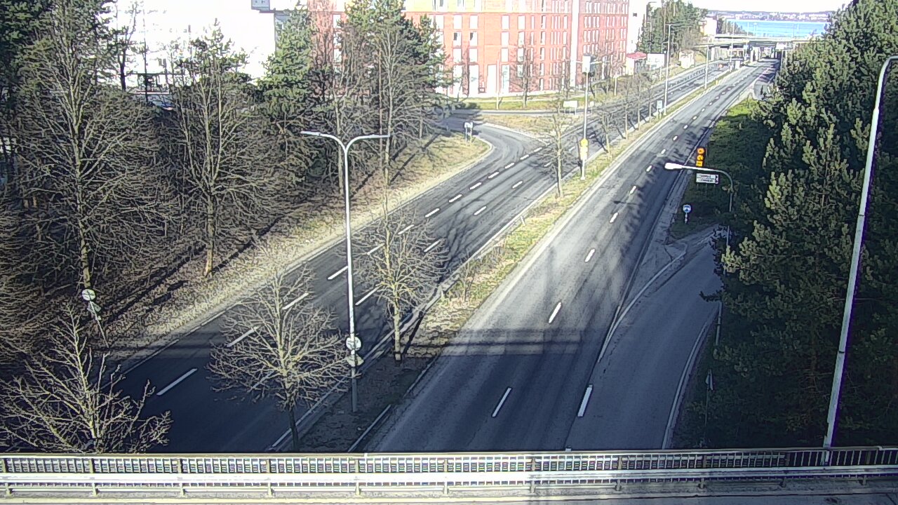 Weather Camera Image Väg 12 Tammerfors, Kalevan puistotie, Tampere, Pirkanmaa