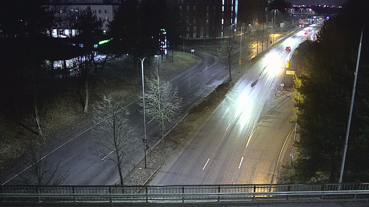Weather Camera Image Väg 12 Tammerfors, Kalevan puistotie, Tampere, Pirkanmaa