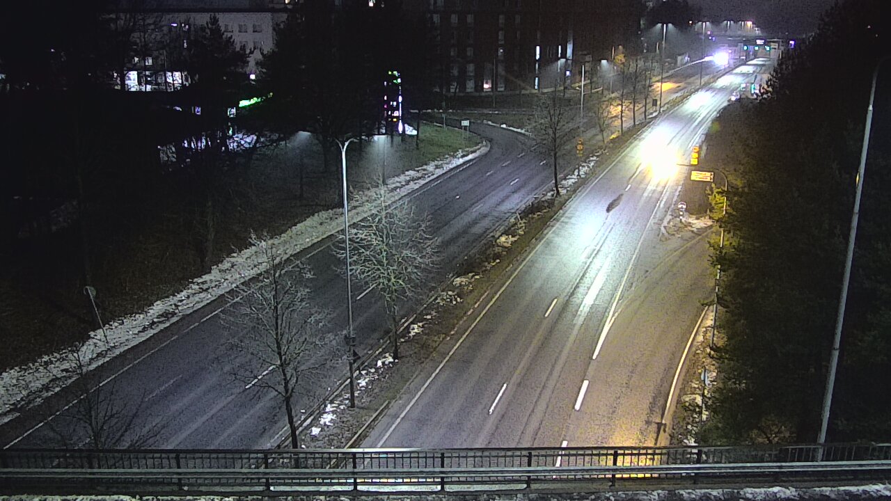 Weather Camera Image Väg 12 Tammerfors, Kalevan puistotie, Tampere, Pirkanmaa