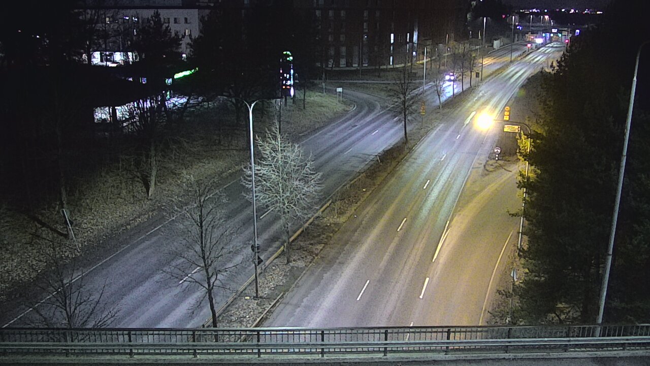 Weather Camera Image Väg 12 Tammerfors, Kalevan puistotie, Tampere, Pirkanmaa