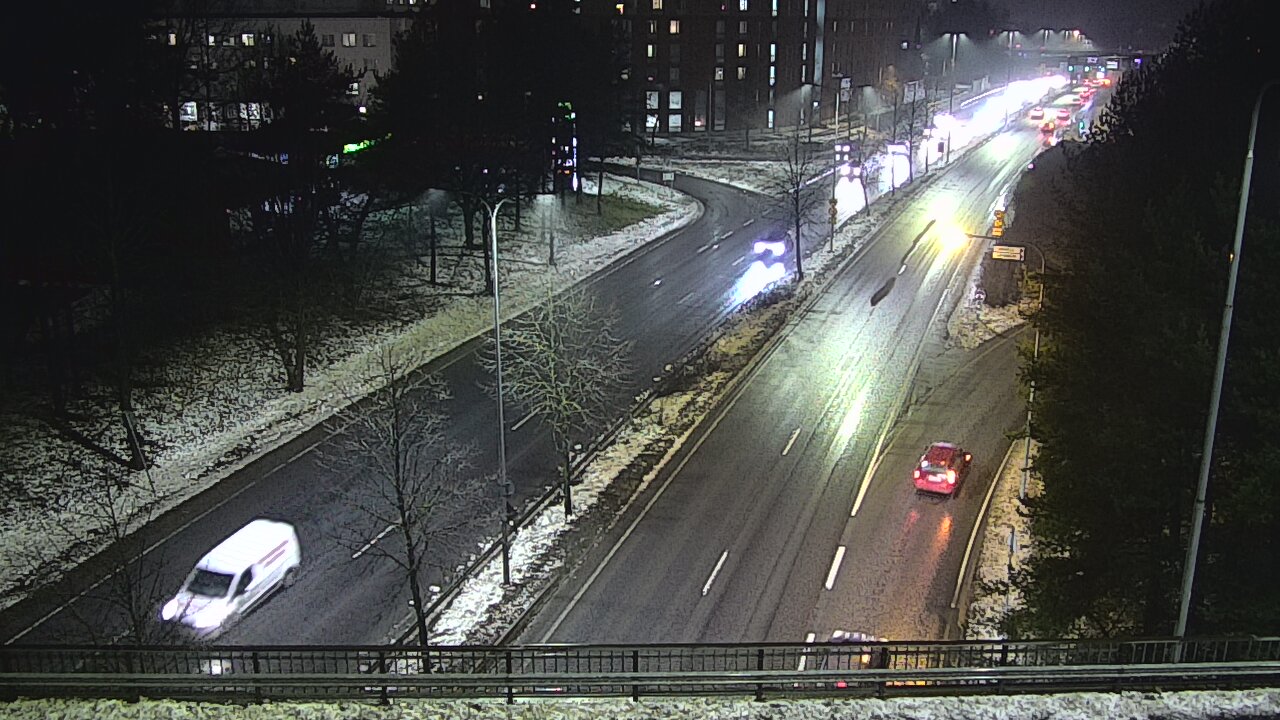 Weather Camera Image Väg 12 Tammerfors, Kalevan puistotie, Tampere, Pirkanmaa