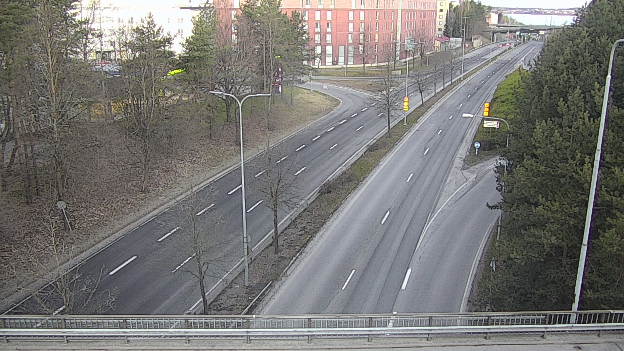 Weather Camera Image Väg 12 Tammerfors, Kalevan puistotie, Tampere, Pirkanmaa