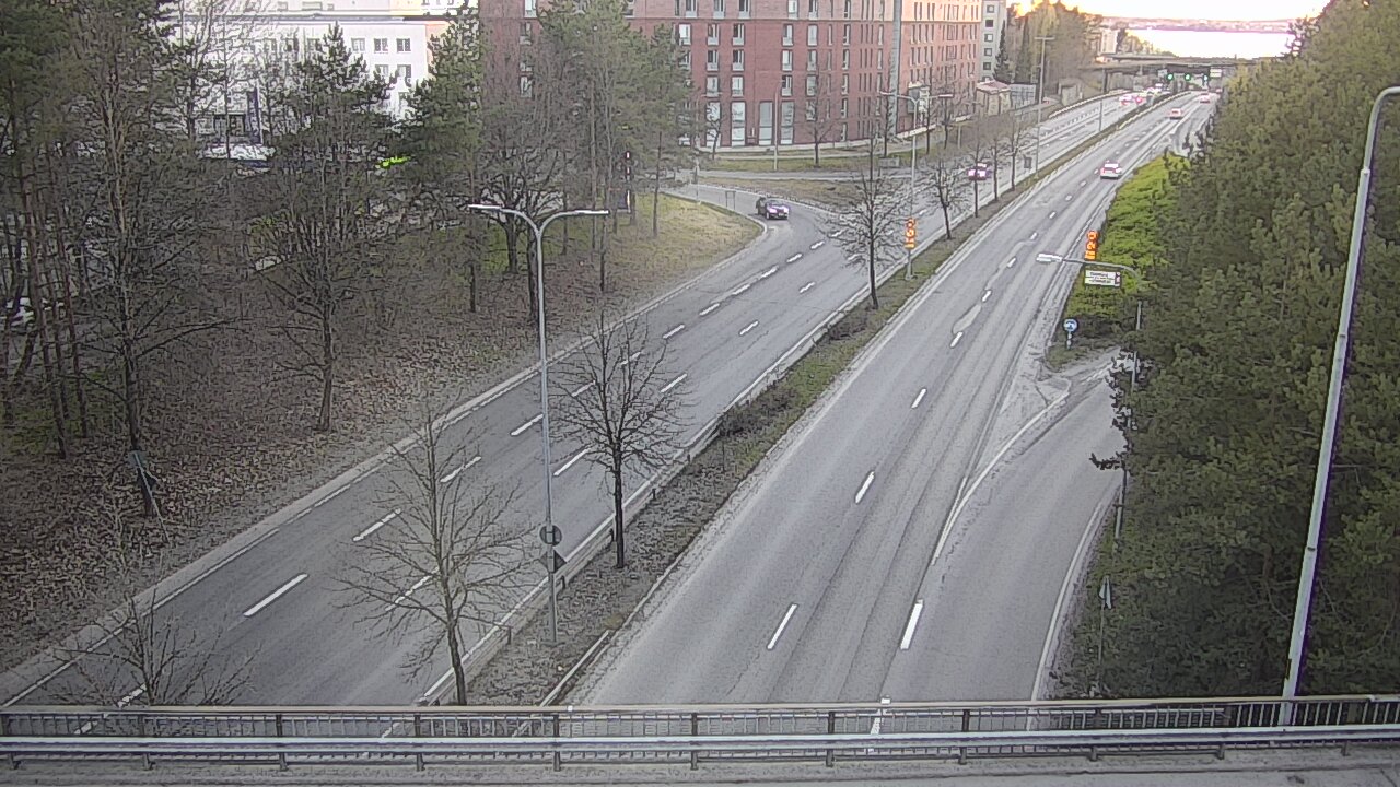 Weather Camera Image Väg 12 Tammerfors, Kalevan puistotie, Tampere, Pirkanmaa