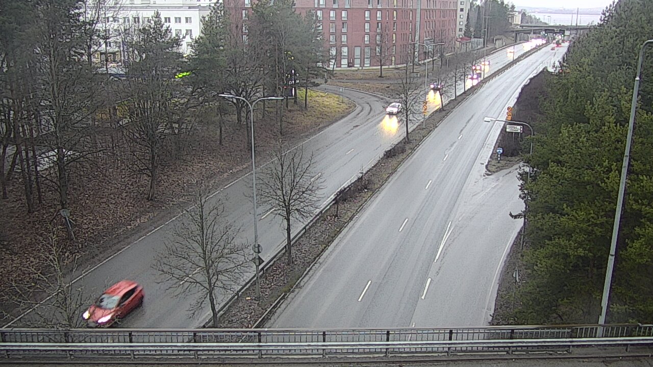 Weather Camera Image Väg 12 Tammerfors, Kalevan puistotie, Tampere, Pirkanmaa