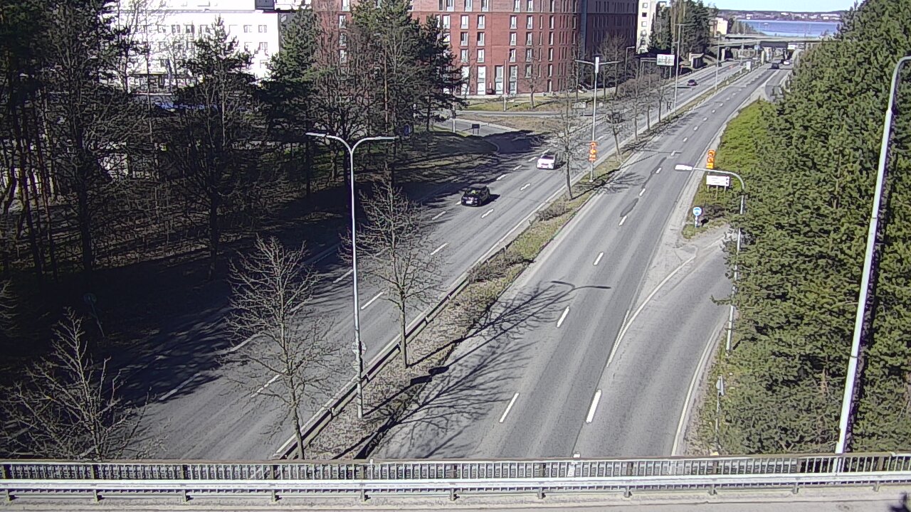Weather Camera Image Väg 12 Tammerfors, Kalevan puistotie, Tampere, Pirkanmaa