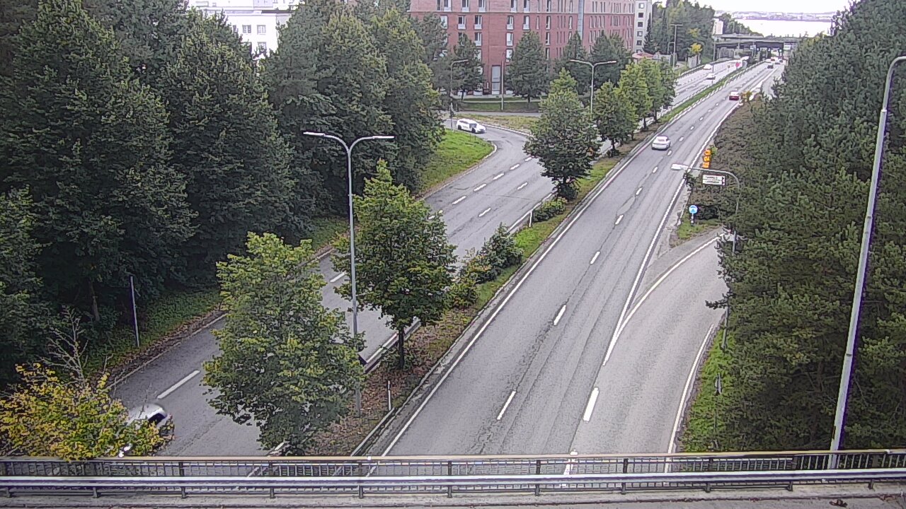 Weather Camera Image Road 12 Tampere, Kalevan puistotie, Tampere, Pirkanmaa