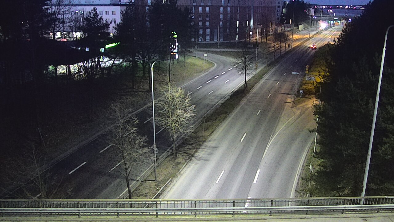 Weather Camera Image Väg 12 Tammerfors, Kalevan puistotie, Tampere, Pirkanmaa
