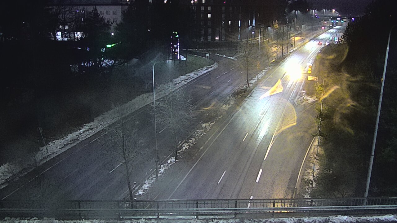 Weather Camera Image Väg 12 Tammerfors, Kalevan puistotie, Tampere, Pirkanmaa