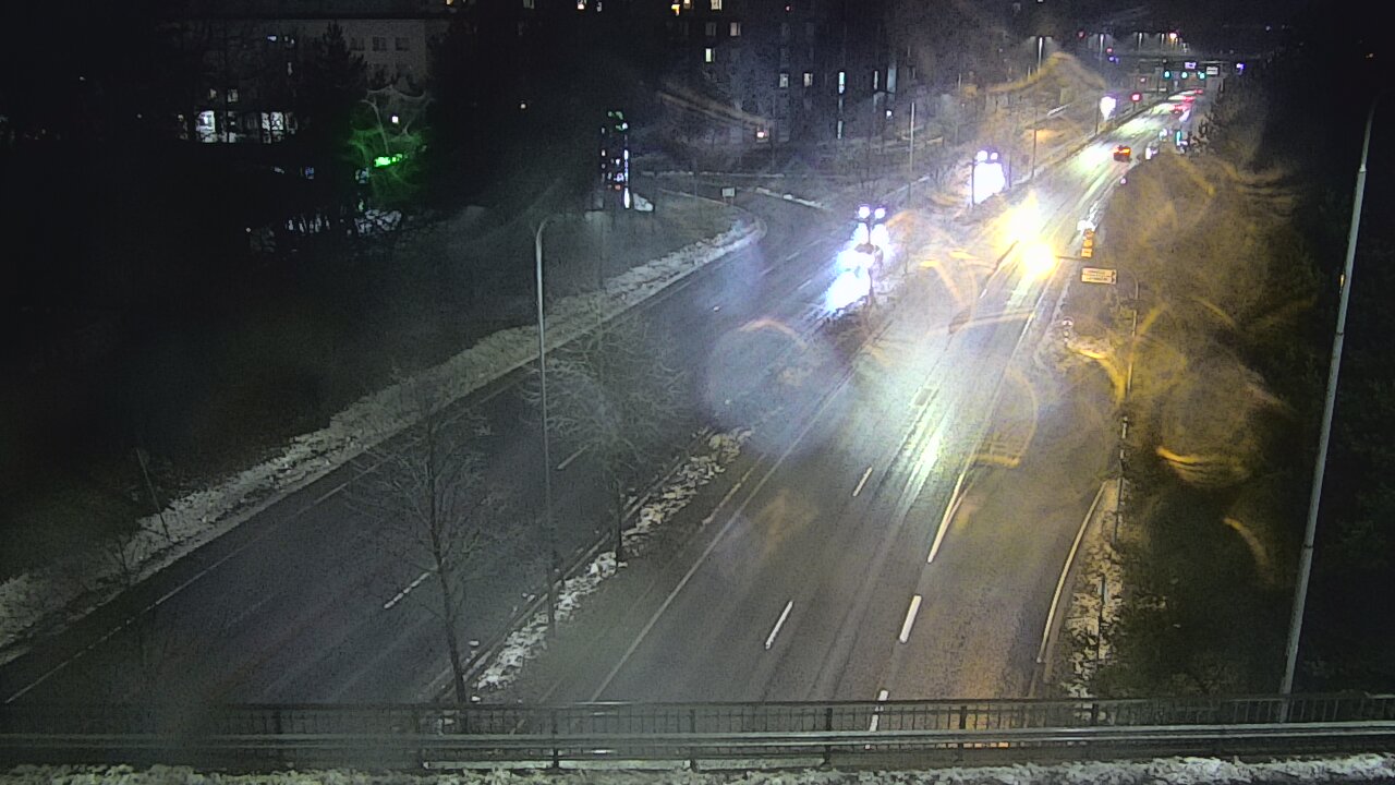 Weather Camera Image Väg 12 Tammerfors, Kalevan puistotie, Tampere, Pirkanmaa