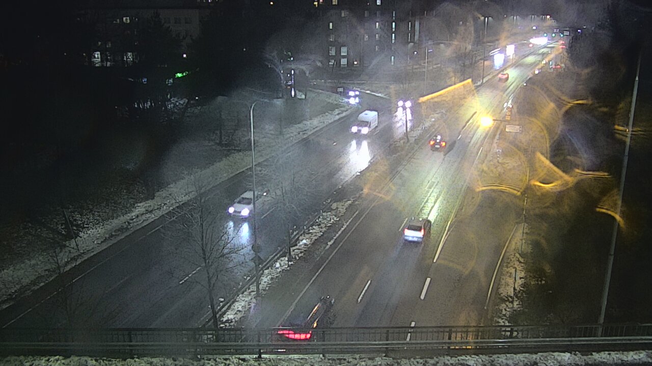 Weather Camera Image Väg 12 Tammerfors, Kalevan puistotie, Tampere, Pirkanmaa