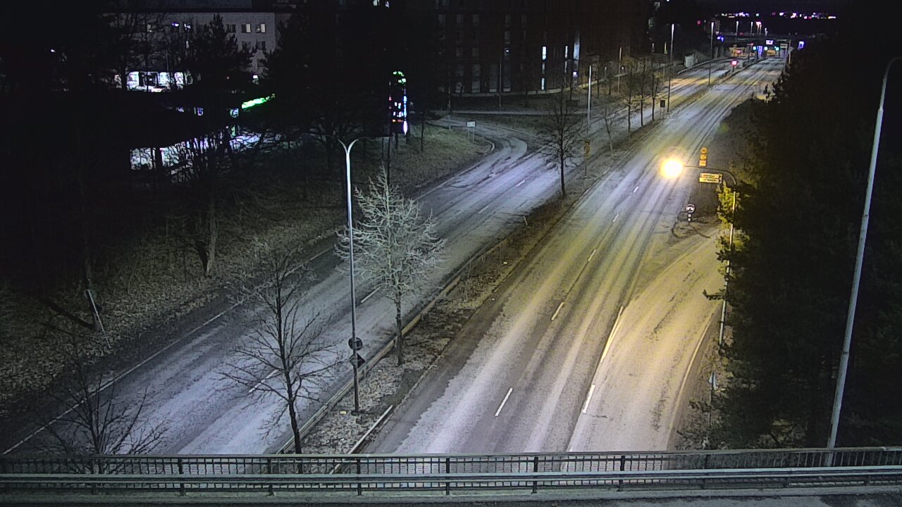 Weather Camera Image Väg 12 Tammerfors, Kalevan puistotie, Tampere, Pirkanmaa