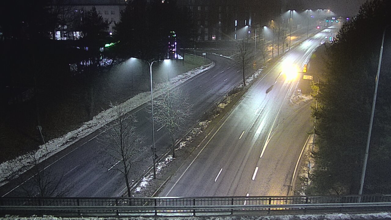 Weather Camera Image Väg 12 Tammerfors, Kalevan puistotie, Tampere, Pirkanmaa