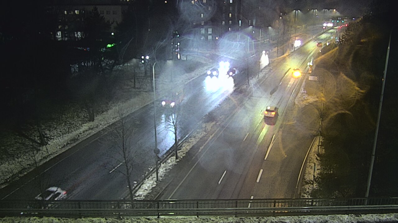 Weather Camera Image Väg 12 Tammerfors, Kalevan puistotie, Tampere, Pirkanmaa