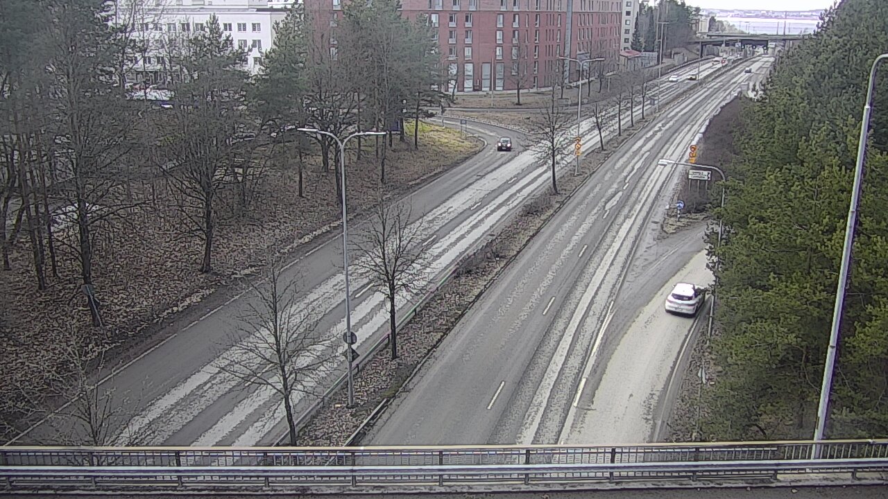 Weather Camera Image Väg 12 Tammerfors, Kalevan puistotie, Tampere, Pirkanmaa