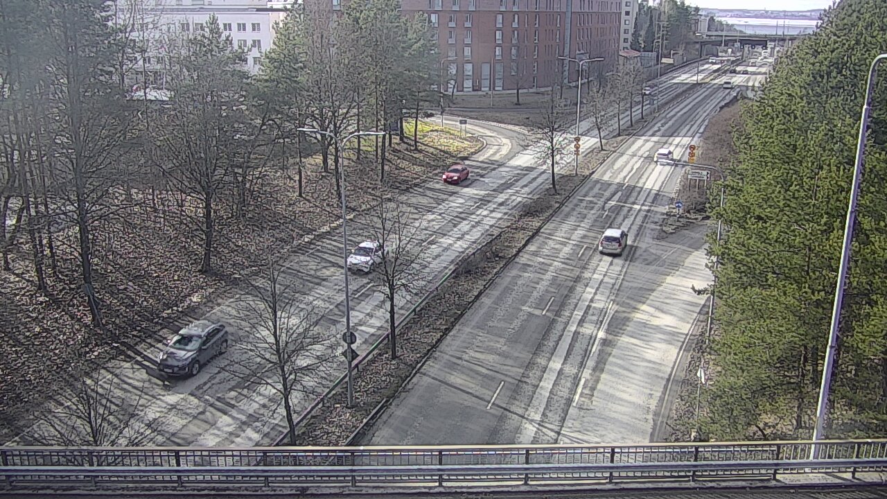 Weather Camera Image Väg 12 Tammerfors, Kalevan puistotie, Tampere, Pirkanmaa