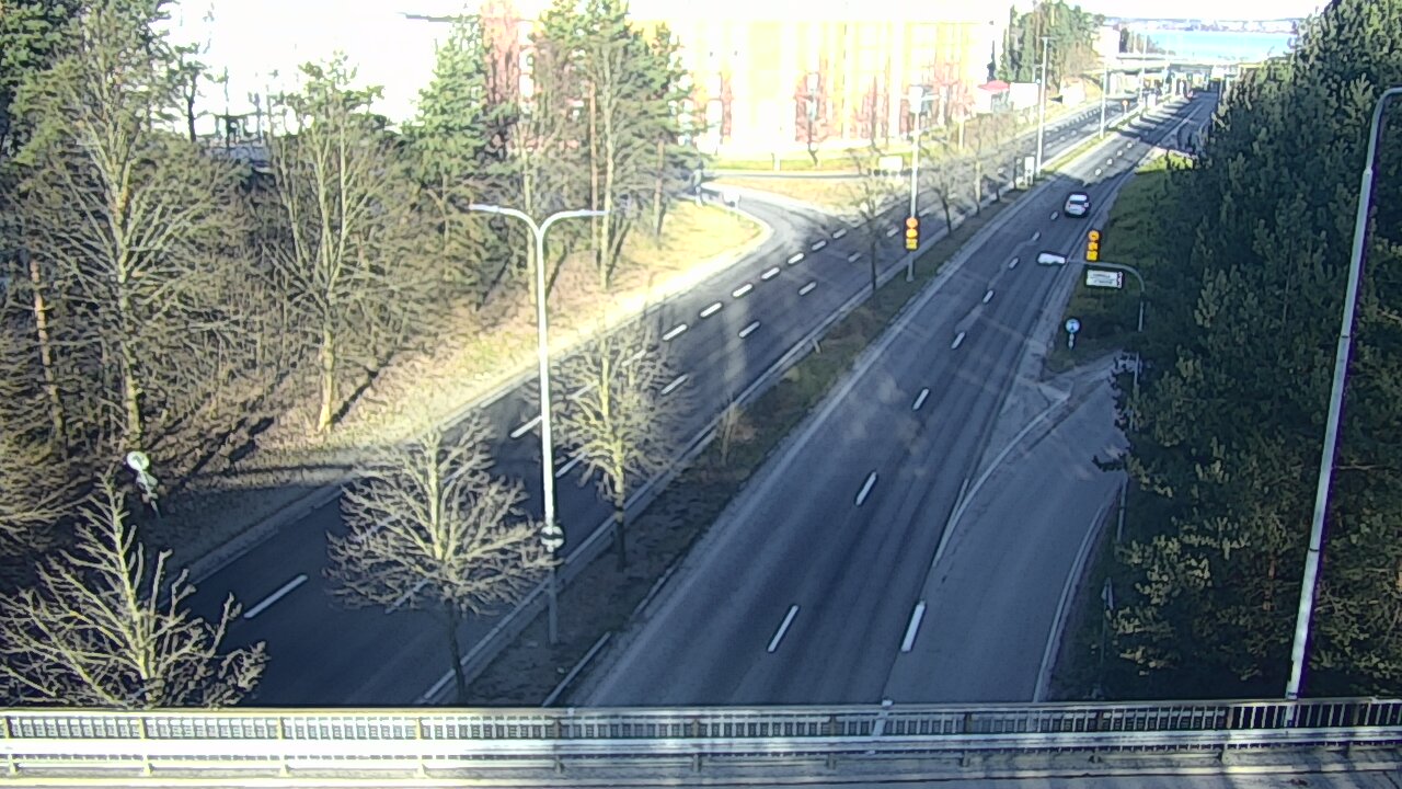 Weather Camera Image Väg 12 Tammerfors, Kalevan puistotie, Tampere, Pirkanmaa