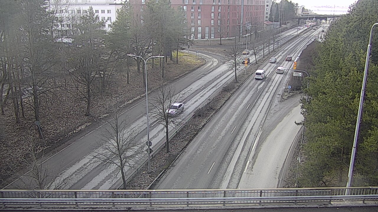 Weather Camera Image Väg 12 Tammerfors, Kalevan puistotie, Tampere, Pirkanmaa