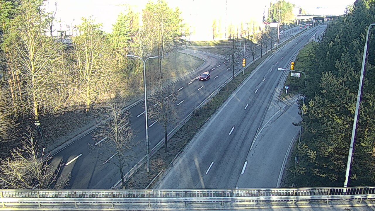 Weather Camera Image Väg 12 Tammerfors, Kalevan puistotie, Tampere, Pirkanmaa