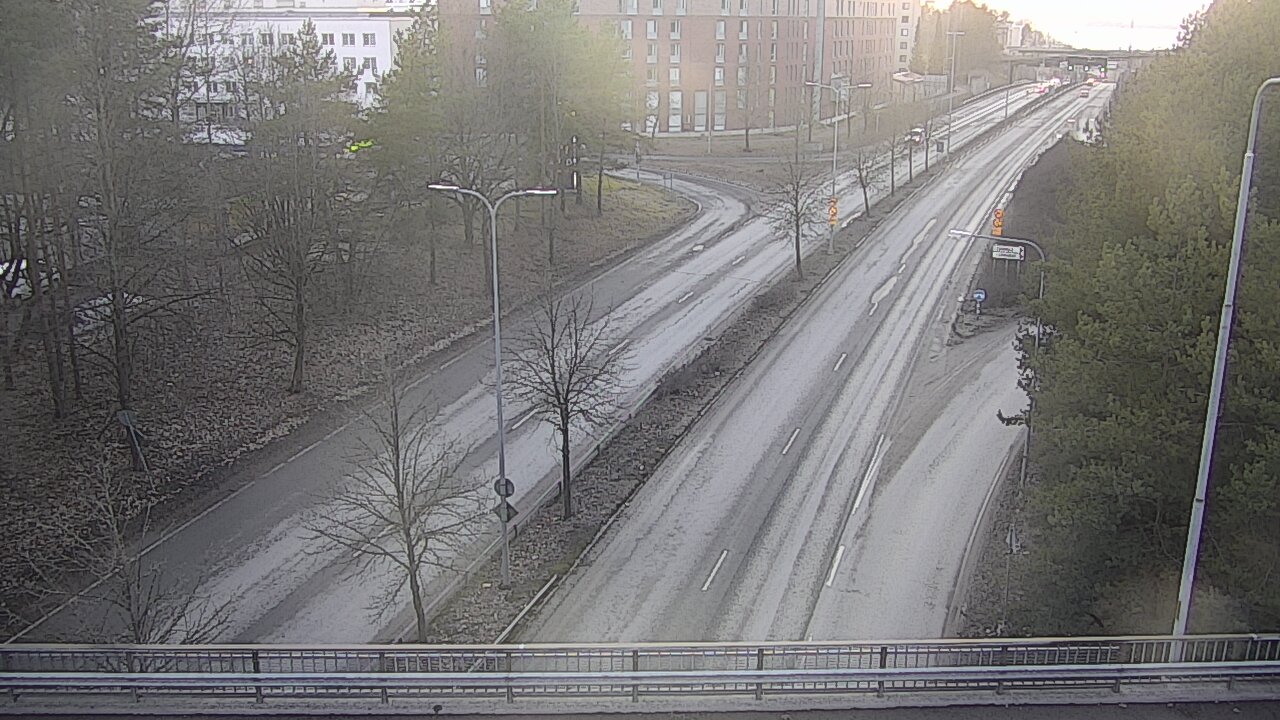 Weather Camera Image Väg 12 Tammerfors, Kalevan puistotie, Tampere, Pirkanmaa