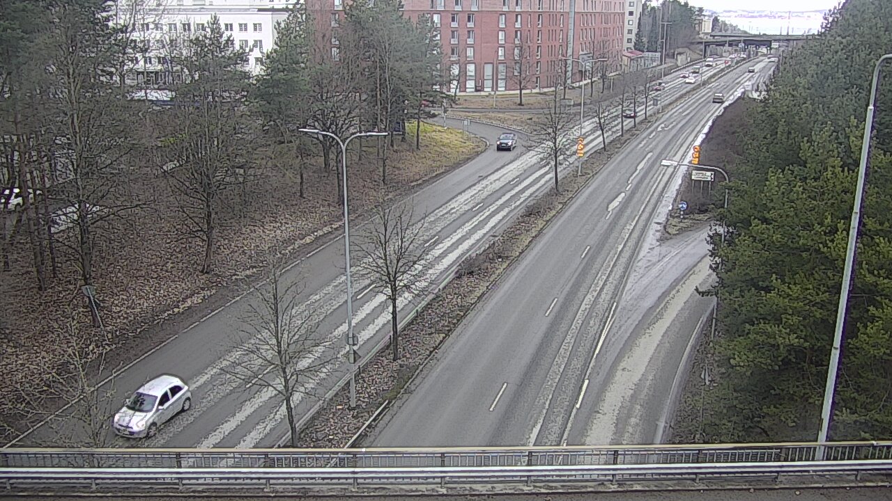 Weather Camera Image Väg 12 Tammerfors, Kalevan puistotie, Tampere, Pirkanmaa