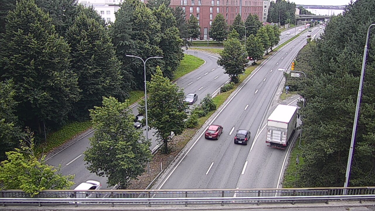 Weather Camera Image Road 12 Tampere, Kalevan puistotie, Tampere, Pirkanmaa