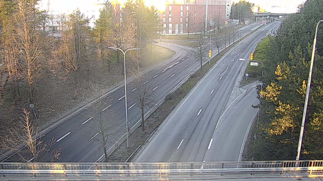 Weather Camera Image Väg 12 Tammerfors, Kalevan puistotie, Tampere, Pirkanmaa