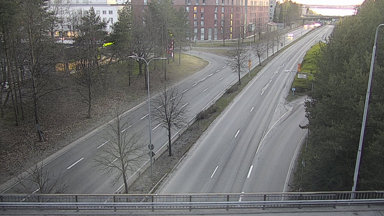 Weather Camera Image Väg 12 Tammerfors, Kalevan puistotie, Tampere, Pirkanmaa