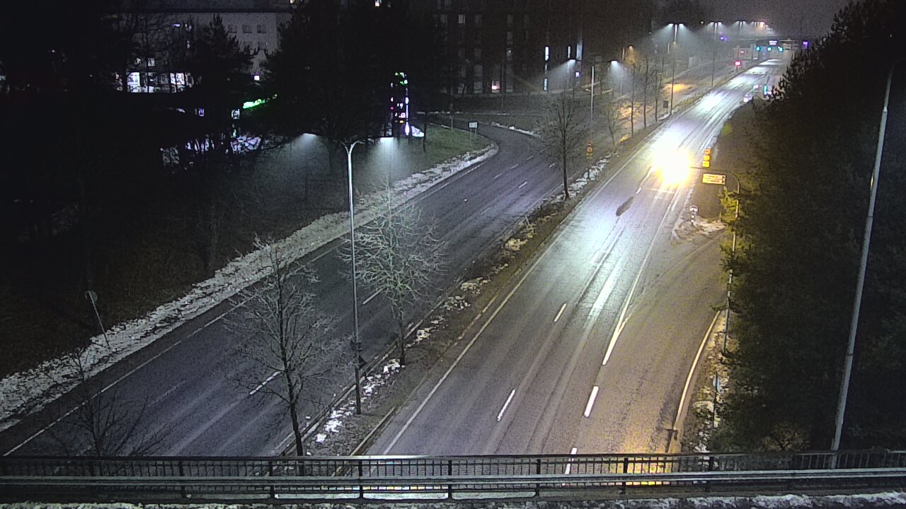 Weather Camera Image Väg 12 Tammerfors, Kalevan puistotie, Tampere, Pirkanmaa