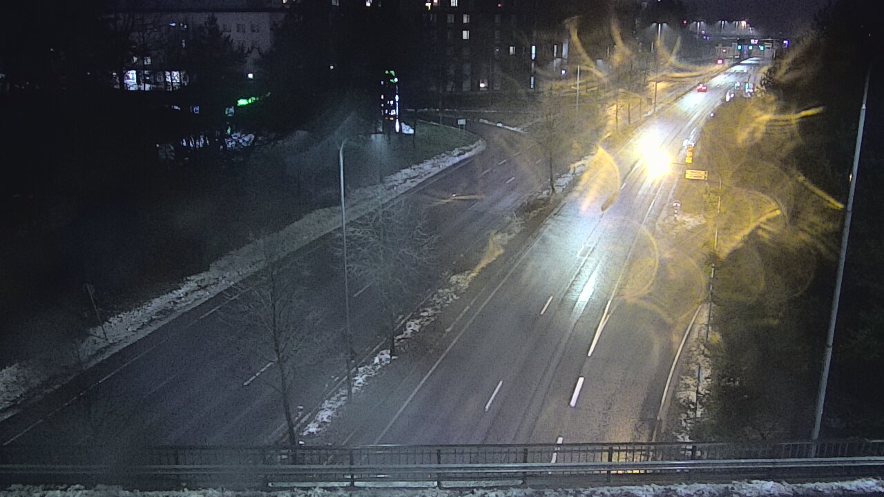 Weather Camera Image Väg 12 Tammerfors, Kalevan puistotie, Tampere, Pirkanmaa